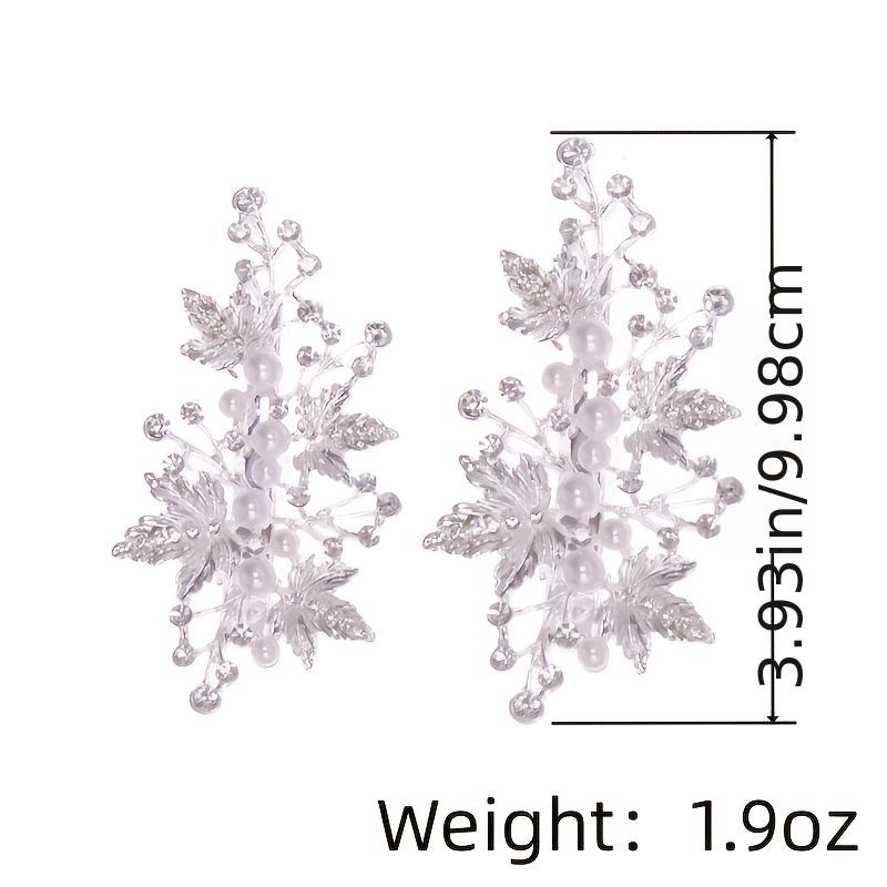 Wedding Hairclip Rhinestone Faux Pearl Barrette Hairpin Hair Accessories