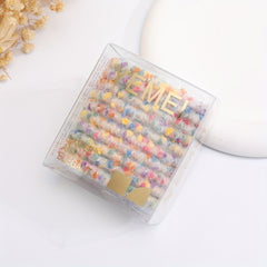 10pcs High Elastic Hair Ties Box Style Hair Rope