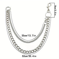 Cross Hip Hop Punk Jeans Chain Wallet Belt Chain