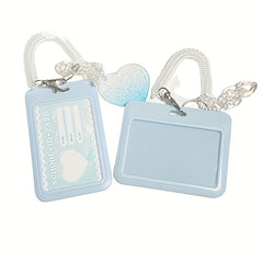 Vertical High Value Card Holder Flash Love Clouds Gradient
