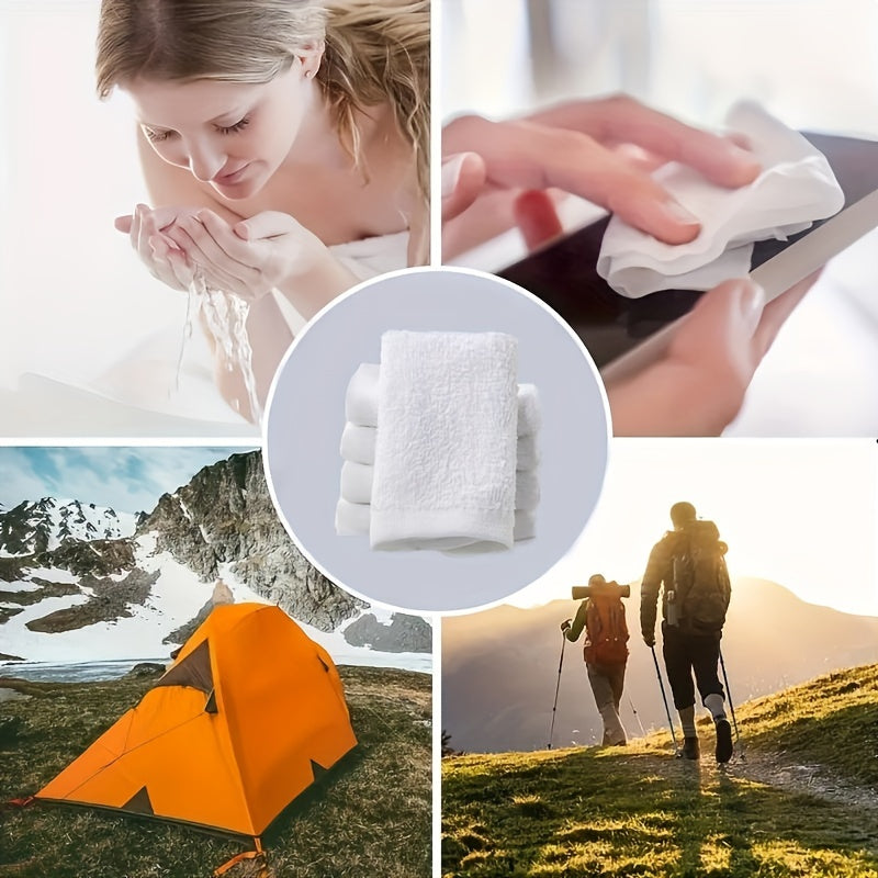 10pcs Cotton Disposable Square Towels for Hotels Bathrooms 24 0 24