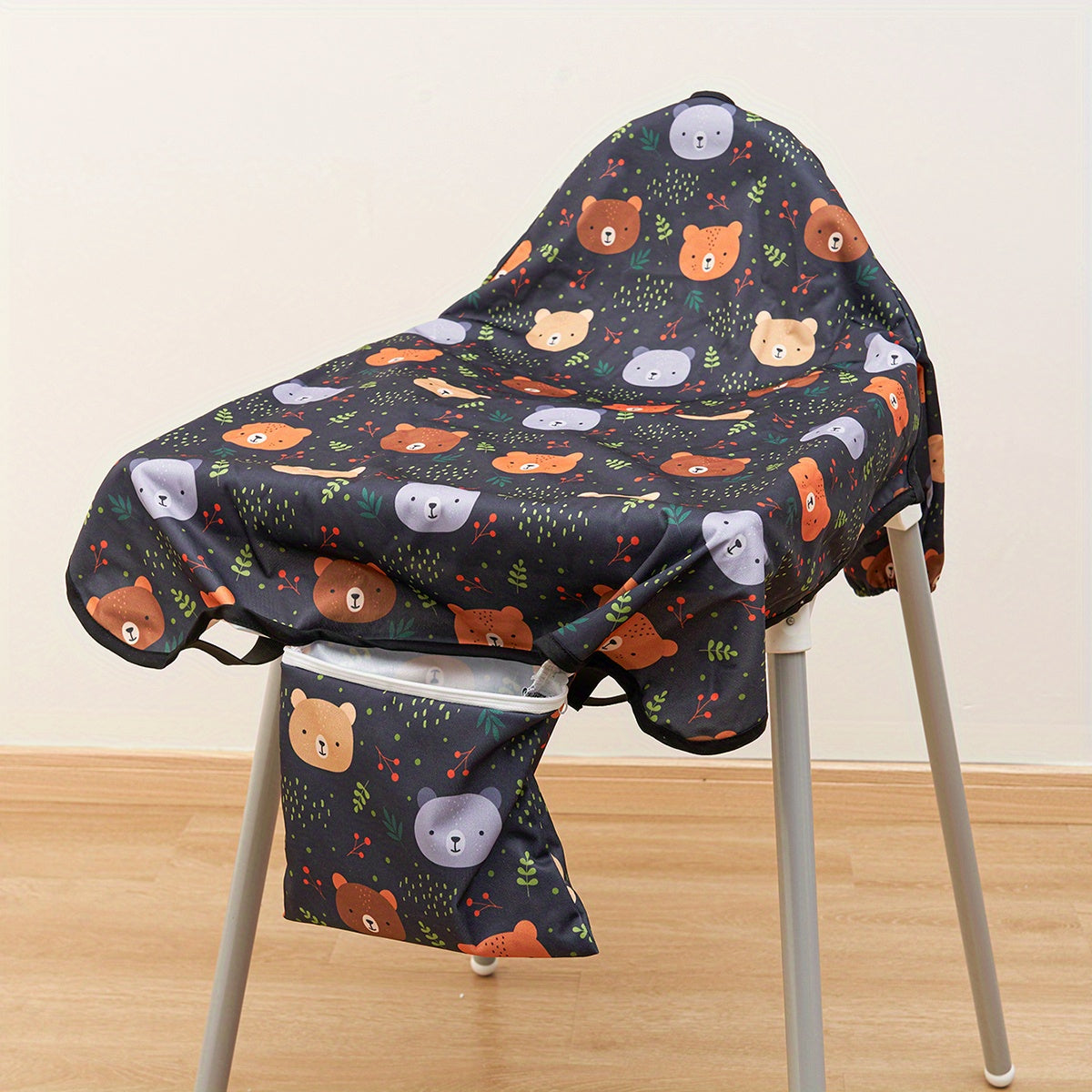 Baby Highchair Feeding Cover Long Sleeved Bib