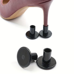 2pcs Mute Stiletto Heel Cover Pointed High Heel Shoes Protective Cover