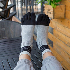 5-Toe Cotton Leisure Sports Socks Unisex 1 Pair