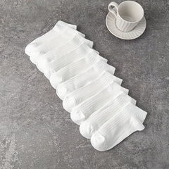 10 Pairs Lightweight Low Cut Ankle Socks Women's Stockings