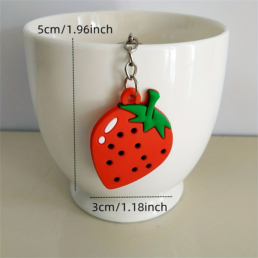 1pc Fruit Watermelon Keychain Bag Backpack Ornament Party Gift Birthday Gift