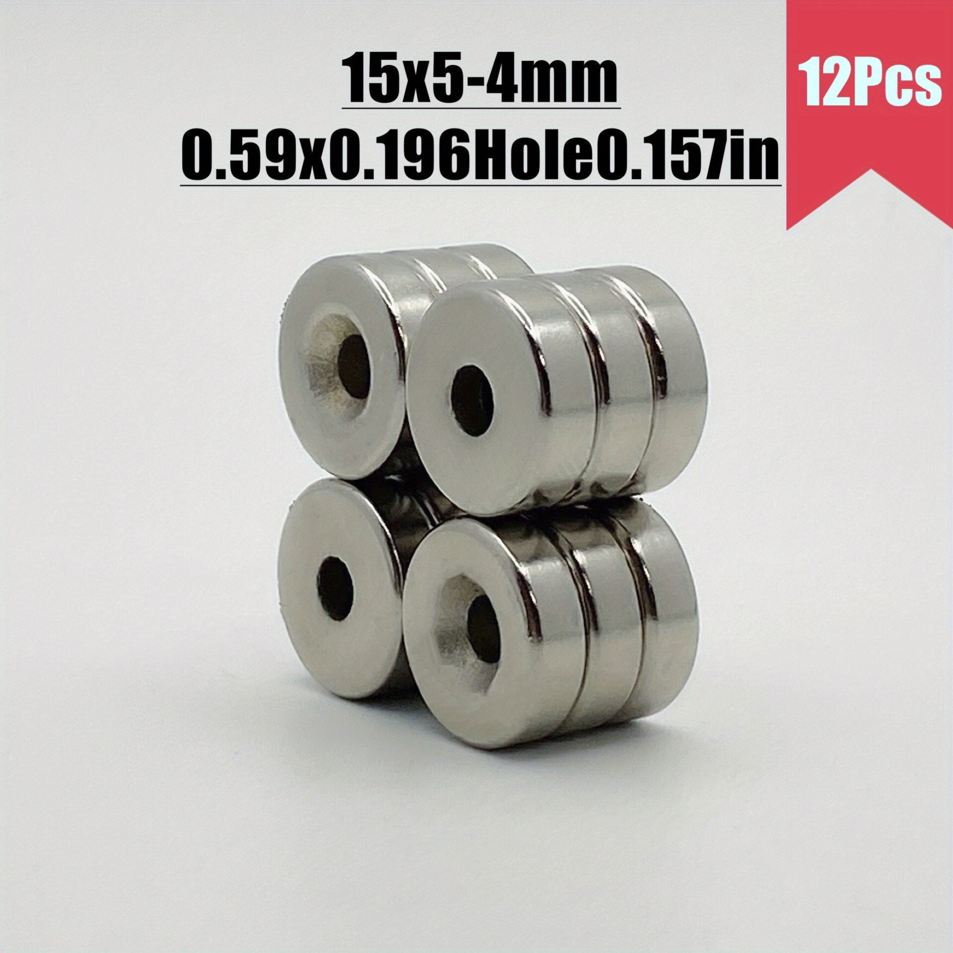 15x5mm Strong Neodymium Disc Magnet with Holes
