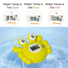 Digital Baby Bath and Room Thermometer with Easy Read Display