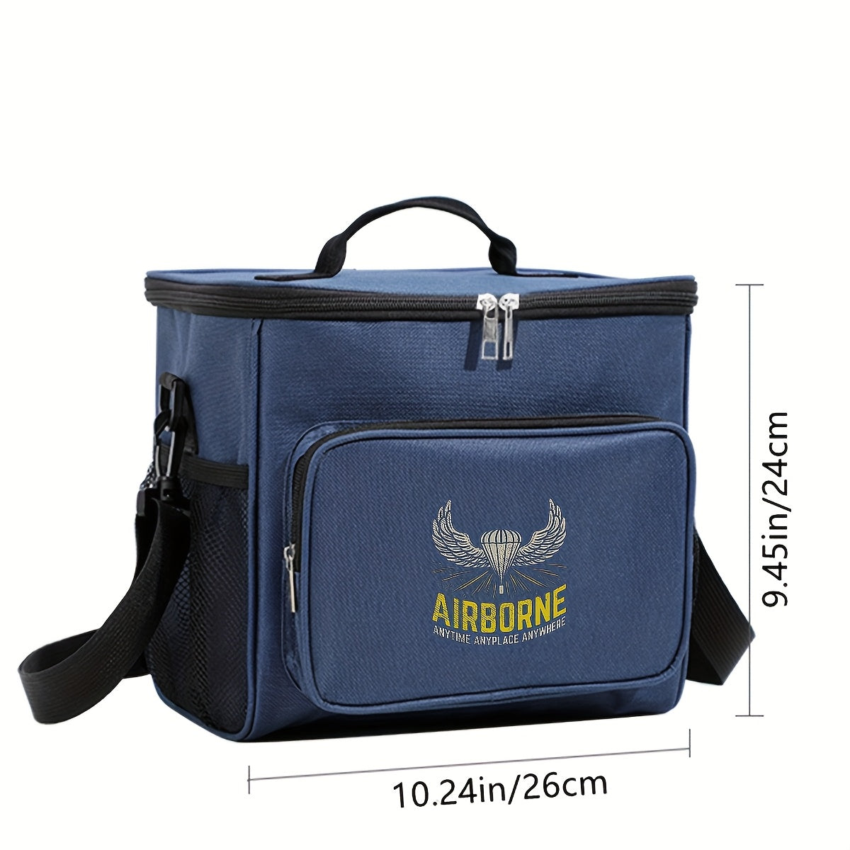AIRBORNE Tactical Insulated Lunch Bag Large Capacity Portable Cooler