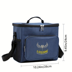AIRBORNE Tactical Insulated Lunch Bag Large Capacity Portable Cooler