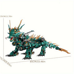 2951pcs Dragon Building Block Home Decoration