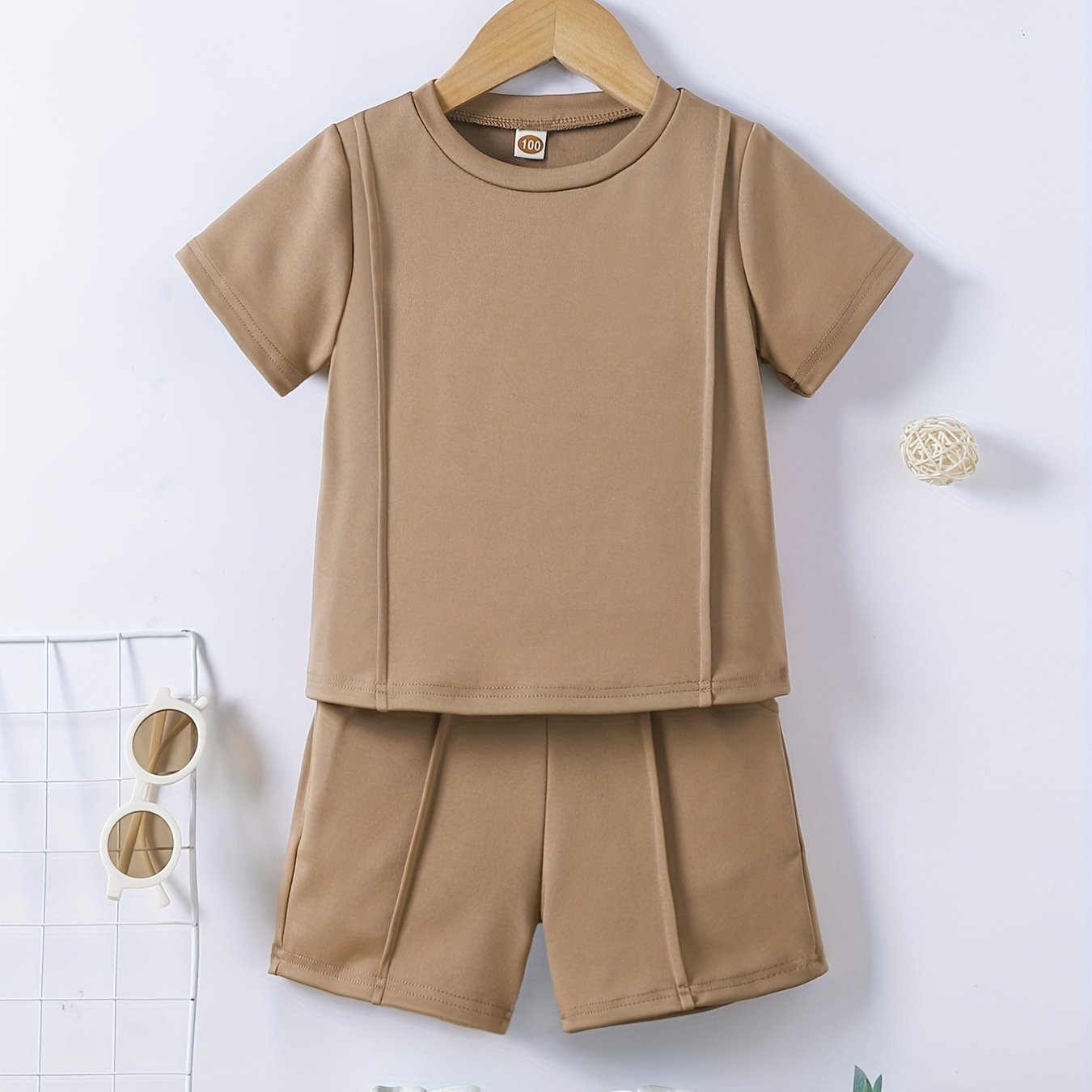 Boys Casual Short Sleeve T-shirt & Shorts Set - Summer Kids Clothing