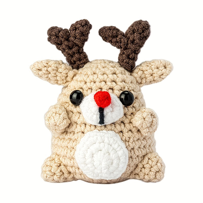 Crochet Material Package Set DIY Crochet Wool Animal English Instructions