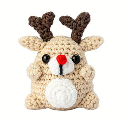 Crochet Material Package Set DIY Crochet Wool Animal English Instructions