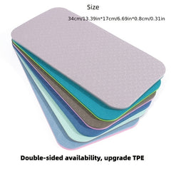 Portable Non-slip Yoga Knee Pad TPE Fitness Mat