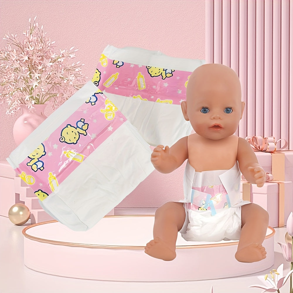 Doll Diaper Polyester Mixed Colors Playhouse Toy Accessories