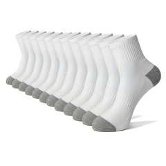 6 Pairs Colorblock Sports Socks for Women