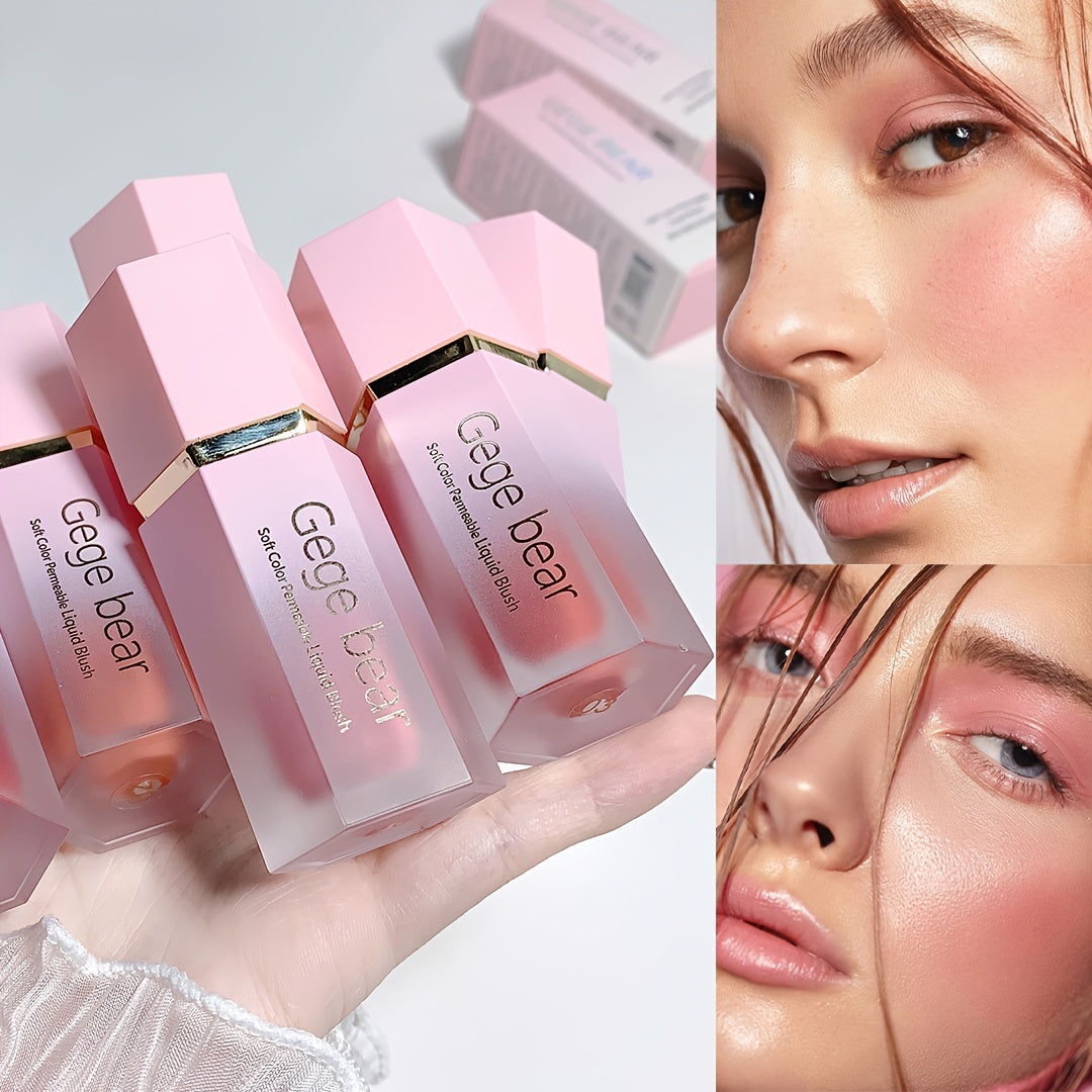 Velvet Matte Blush Liquid 5 Colors - Long Lasting Peachy Natural Beauty