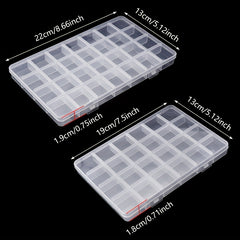 24/28 Grids Jewelry Storage Box Container Organizer
