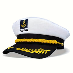 Navy Sailor Hat for Men Sunshade Captain Hat