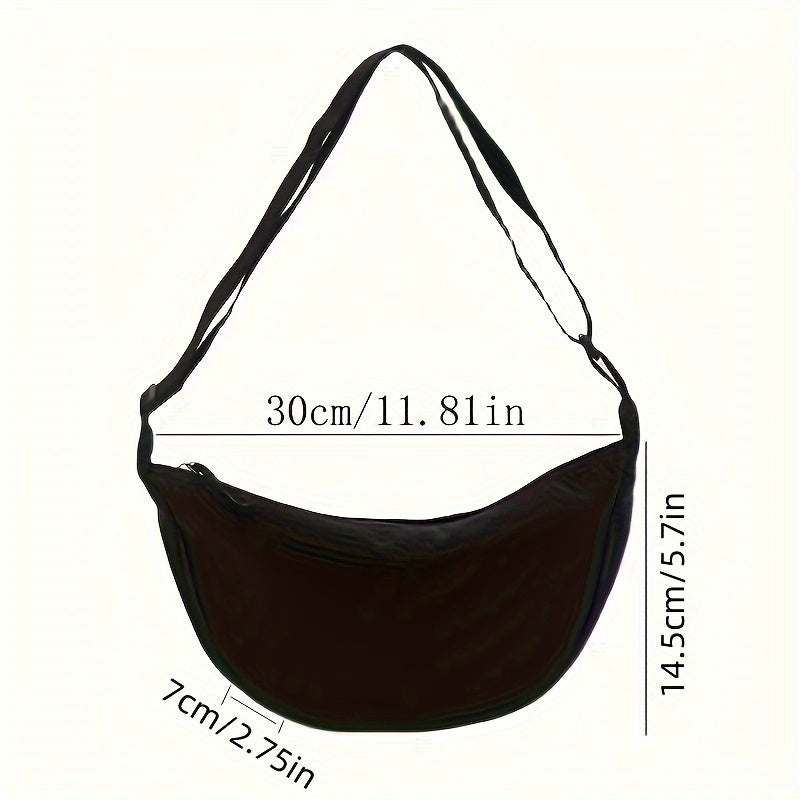 Large Capacity Chest Bag Travel Crossbody Bag Nylon Dumpling Bag
