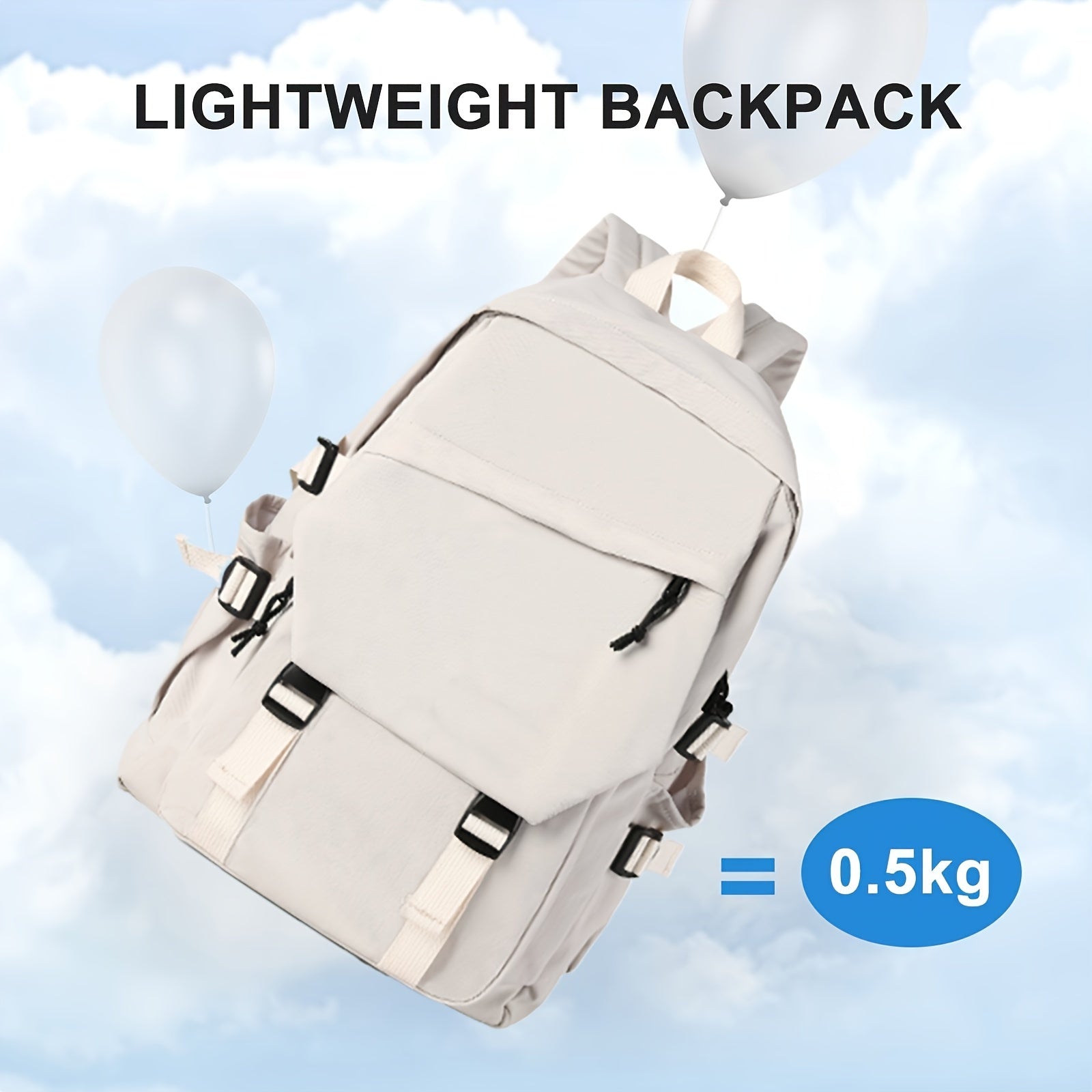 Versatile School Backpack for Men Middle High School Students College Style