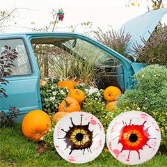 2pcs 4D Halloween Balloons Eyes Skull Ghost Eyes Horror Party Supplies