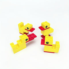 6pcs Small Grain Building Blocks Ducklings Toy Gift Thanksgiving