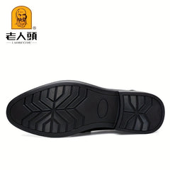 Men's Leather Horsebit Loafer Shoes Non Slip Casual Wear Resistant
