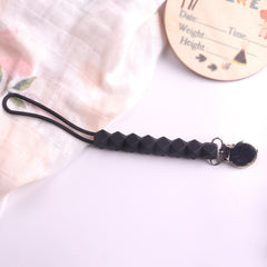 Silicone Pacifier Chain Anti Drop with Clip Lanyard