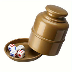 Bar Party Dice Cup with 5 D6 Dice