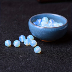 20Pcs Opalin Crystal Round Beads DIY Bracelet Jewelry Accessories