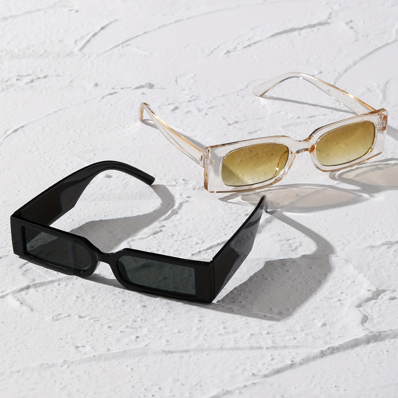 Y2K Rectangle Sunglasses Anti Glare UV400
