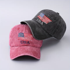 US Flag Pattern Baseball Cap for Men