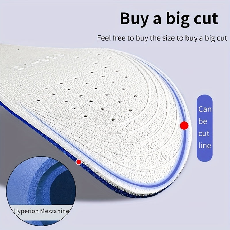 1.5 Inch Invisible Height Increase Insoles - Yellow Shoe Inserts