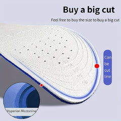 1.5 Inch Invisible Height Increase Insoles - Yellow Shoe Inserts