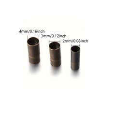 10 Pairs Strong Bayonet Push Clasps for 2-3mm Round Leather Cord