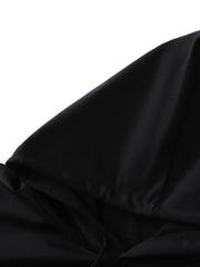 Letter Graphic Drop Shoulder Hoodie Long Sleeve Drawstring Hooded Sweatshirt