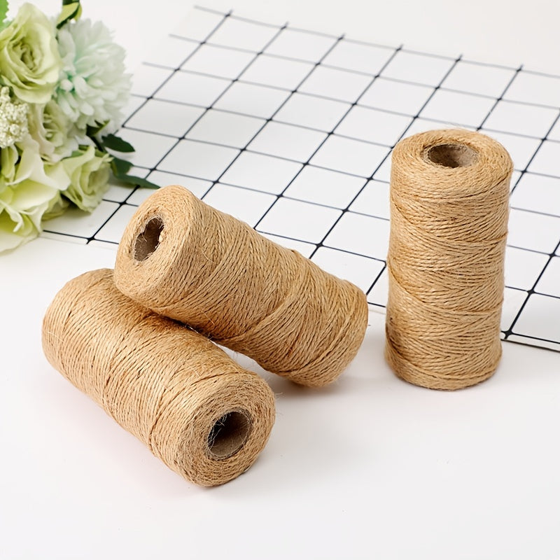 1pc 109 Yards Jute Rope for DIY Artworks Decoration Gift Wrapping