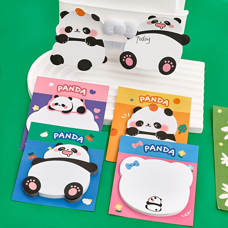 60pg Cartoon Panda Sticky Notes - Student Message Note, N Times Sticky Notes