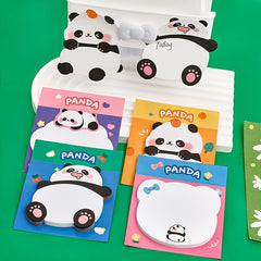 60pg Cartoon Panda Sticky Notes - Student Message Note, N Times Sticky Notes