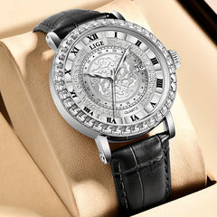 Rose Gold Ladies Quartz Watch Clock