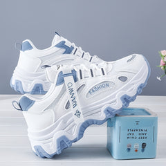 Thick Bottom Mesh Breathable Sneakers Heighten Comfortable Running Shoes