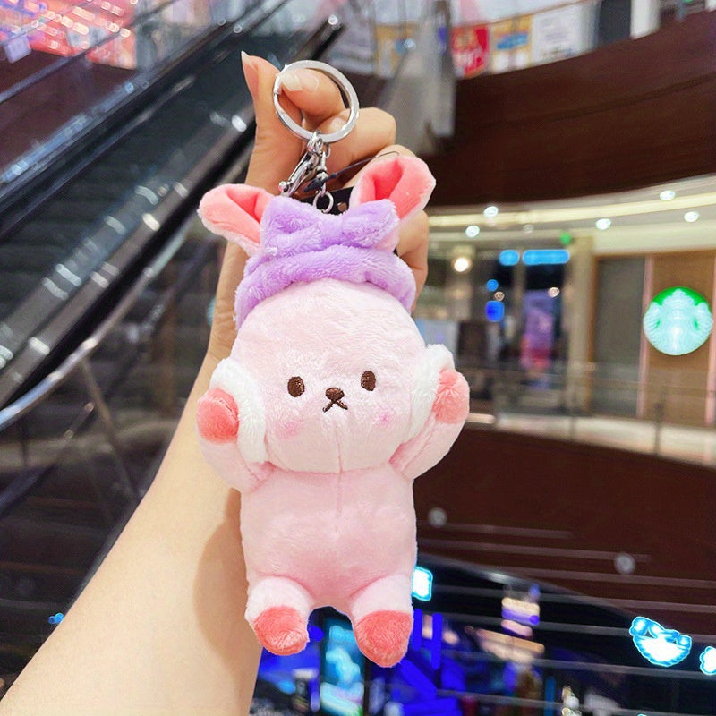Plush Pig Cat Claw Doll Keychain Pendant Toy Gift