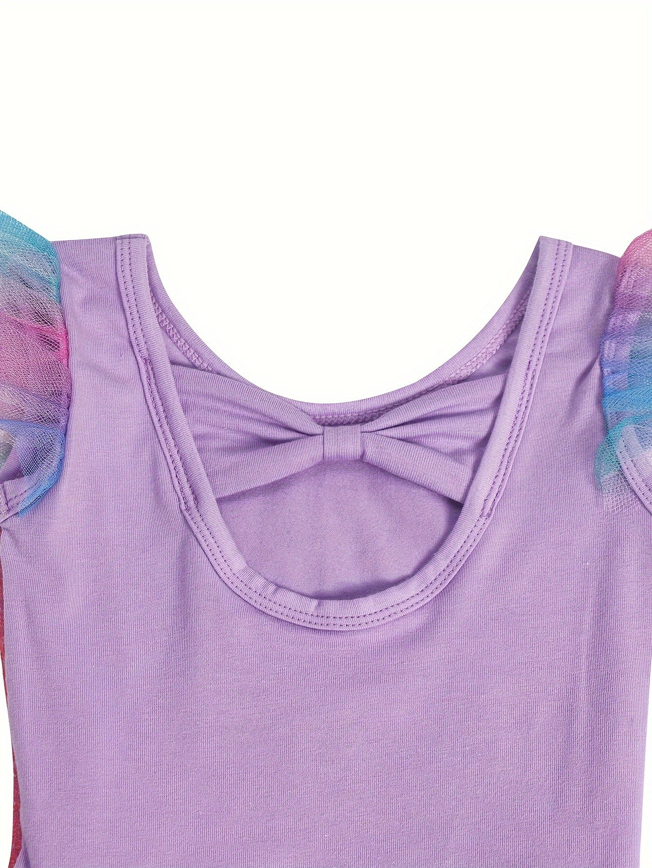 Dreamy Sequin Unicorn Ballet Leotard 95 Cotton Comfy Tutu Dance Dress