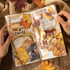20pcs Morphin Night And Autumn Retro Sticker Pack Bookmark Journal Material
