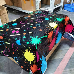 Neon Party Table Covers Glow Party Tablecloths