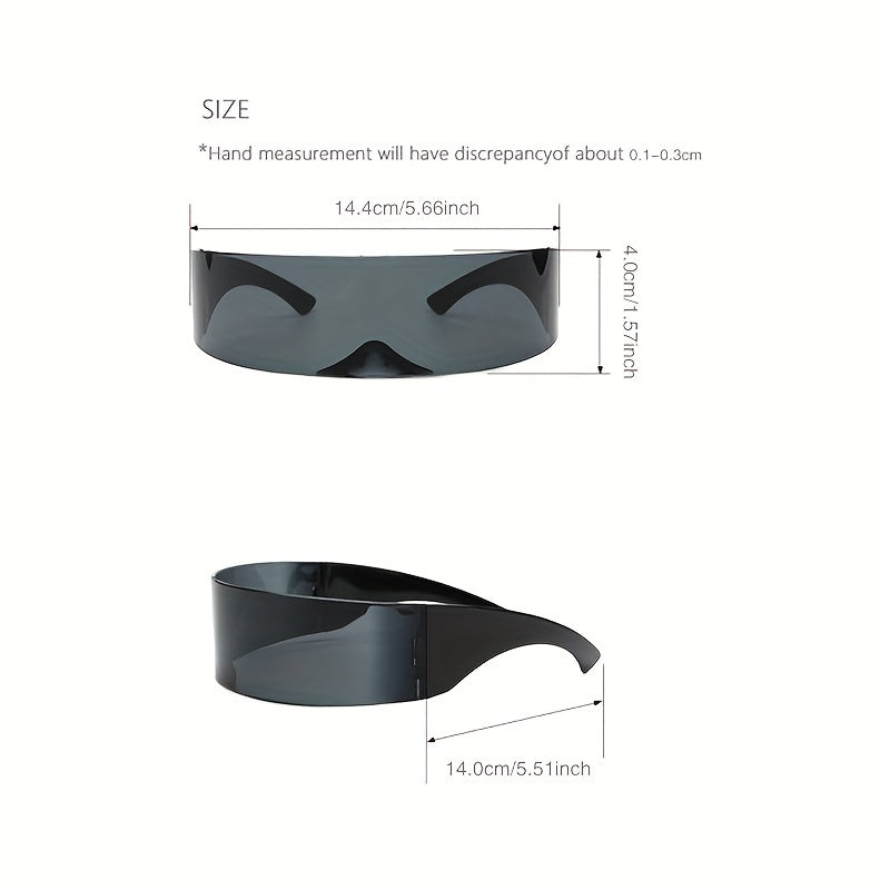 Men's Mixed Frameless Sunglasses for Holiday Vacation