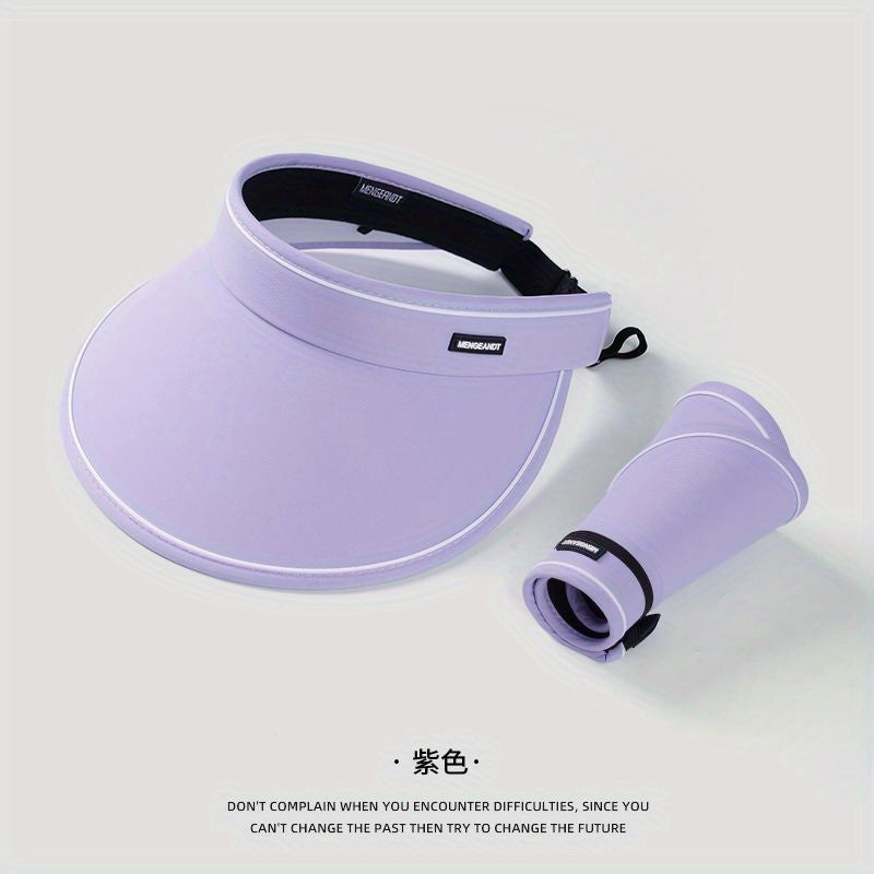 Candy Casual Visor Hat Cotton Sun Hat UV Protection Cycling Hats