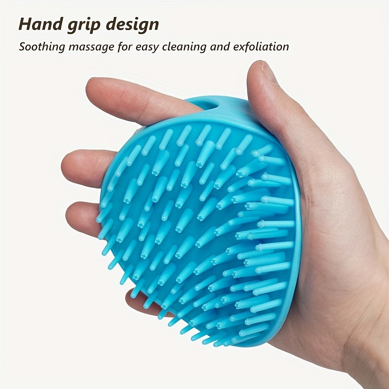 Pet Bathing & Massage Brush for Dogs & Cats, Gentle Cleaning Tool